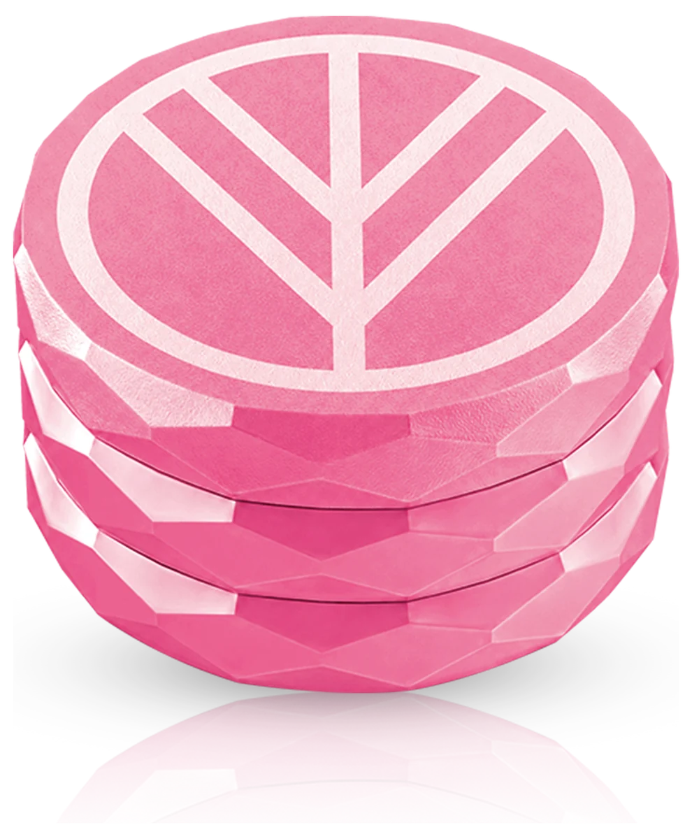 Velvet Rose Aluminium-Grinder, 3-teilig