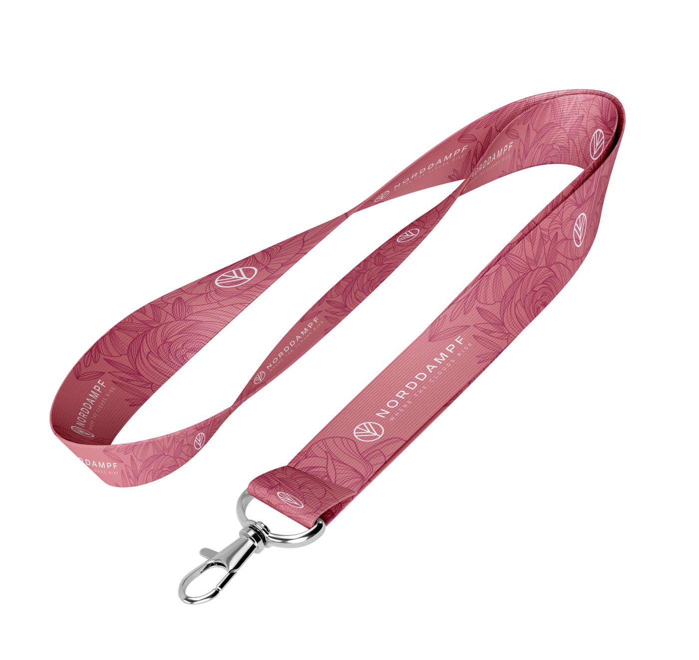 Velvet Rose Schlüsselband mit Karabiner