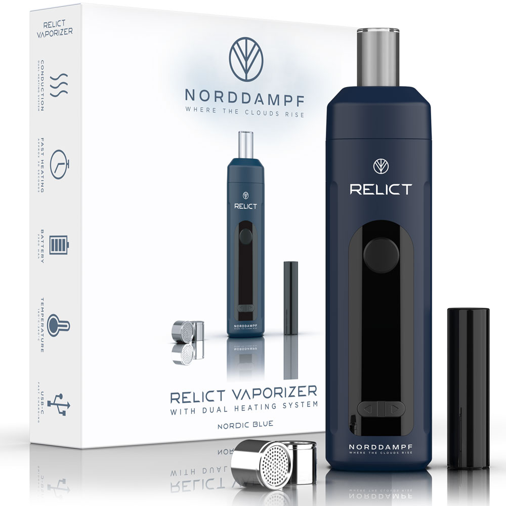Premium Vaporizer Relict Nordic Blue Boxed