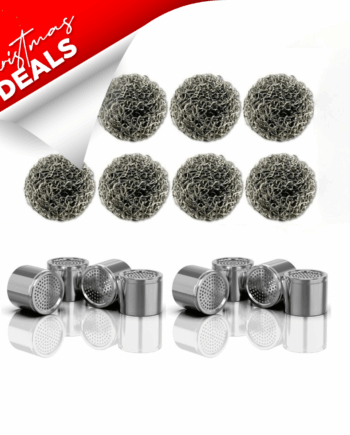 Edelstahlkapseln und Tropfkissen set 8Stück