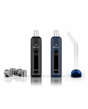 Norddampf Relict Vaporizer + Curved Glasmundstück + 4 Dosierungskapseln