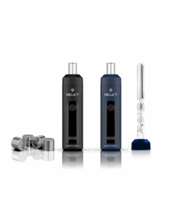 Norddampf Relict Vaporizer + Twisted Glass Mouthpiece + 4 Dosing Capsules