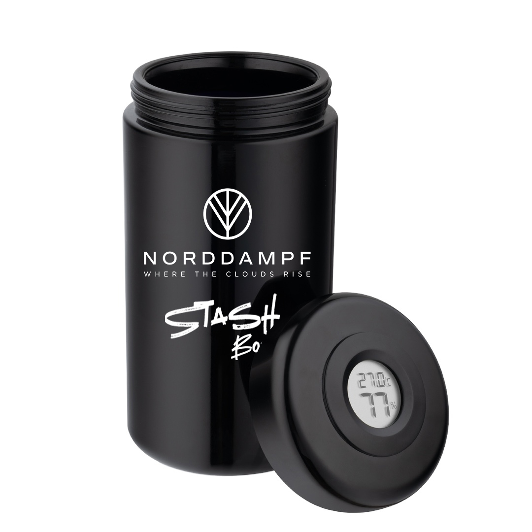 Norddampf Stashbox Mironglass mit Hygrometer