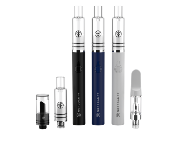 Norddampf Dab Pen Mini Weiß Produktfamilie Weiß Gruppenansicht