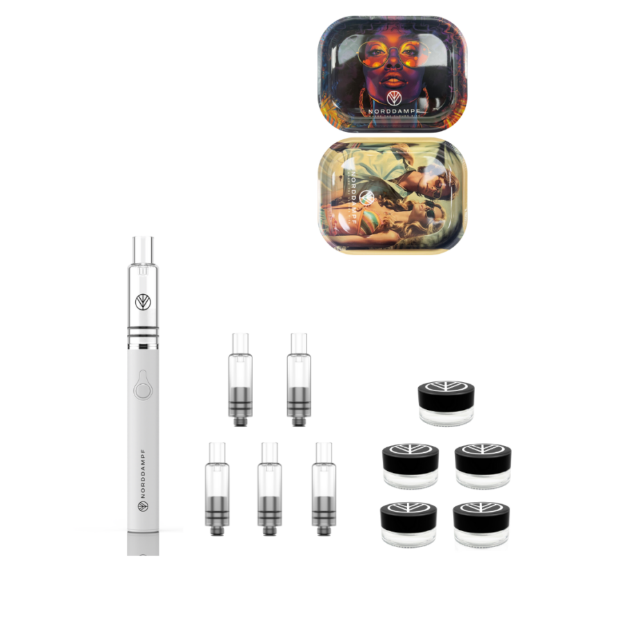 dab Pen mini Atomizer Bundle White