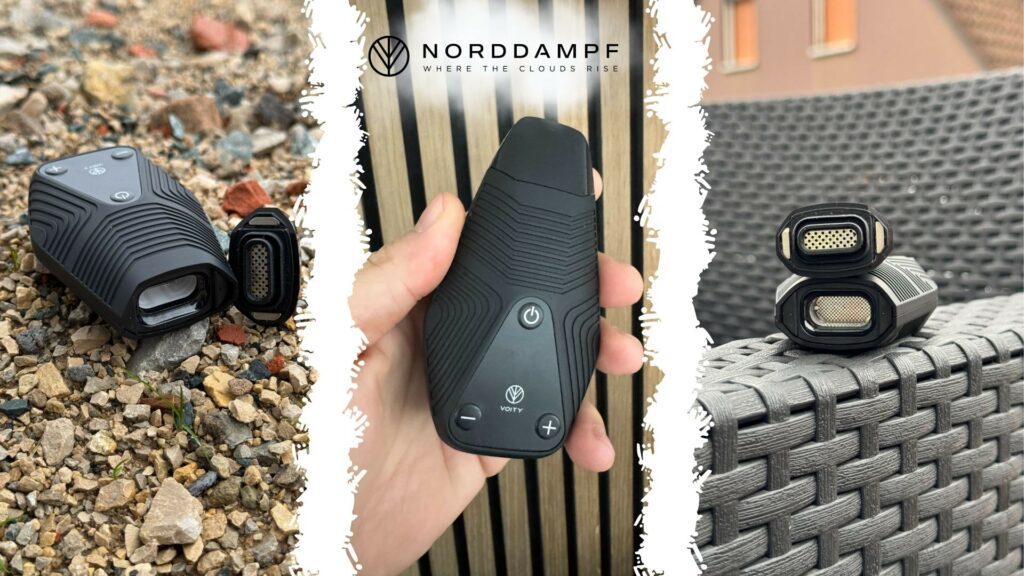 Voity Vaporizer von Norddampf in deep black
