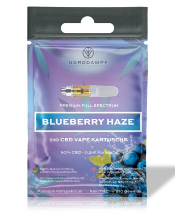 BLUEBERRY HAZE – 50 % CBD Kartusche