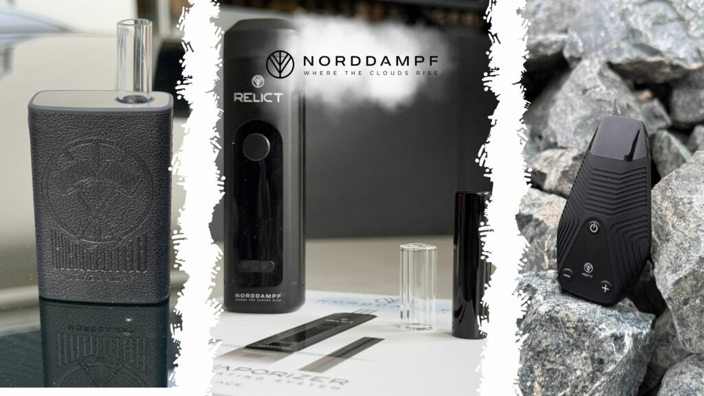 Vaporizer Hammah, Relict und Voity als Symbolbild für den Artikel Konvektion vs. Konduktion