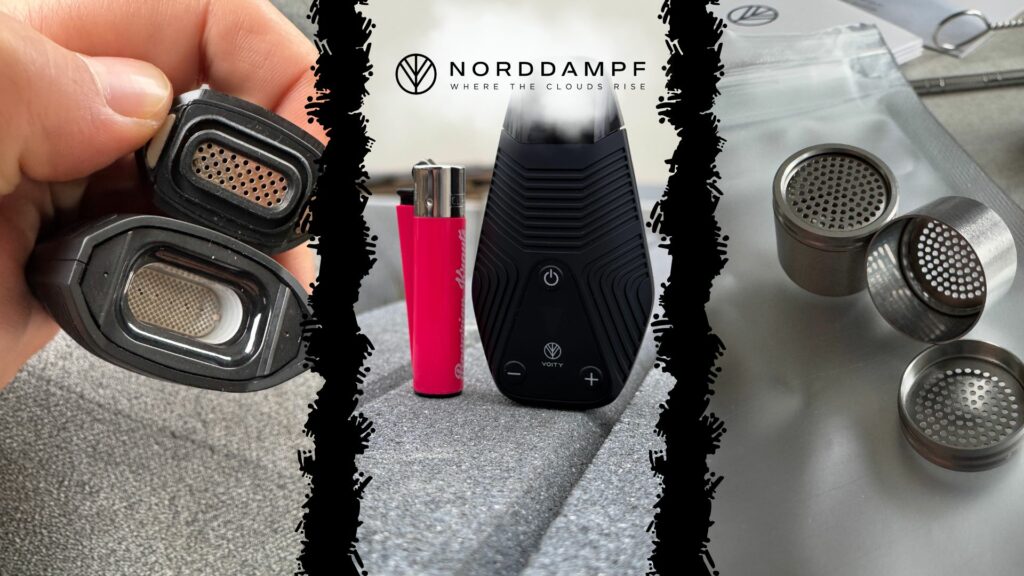 Norddampf Vaporizer Voity in verschiedenen Ansichten