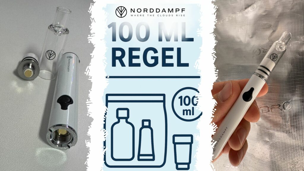 Flüssigkeiten nur unter 100 ml pro Behälter