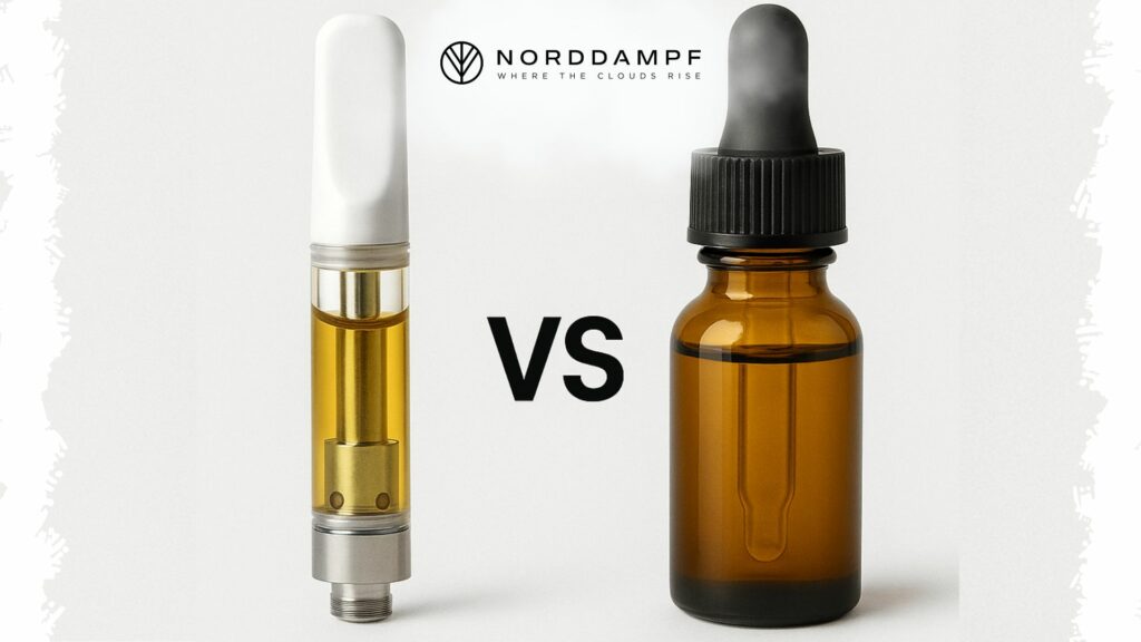 CBD Kartuschen vs. CBD Öl