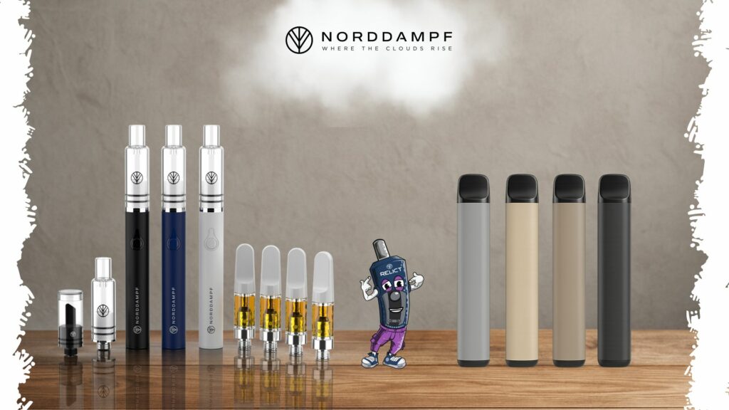 Norddampf Darb Pens, CBD Kartuschen und Einweg Vapes