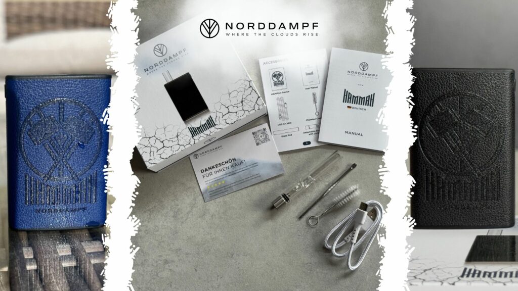 Vaporizer Hammah in Nordic Blue und Deep Black