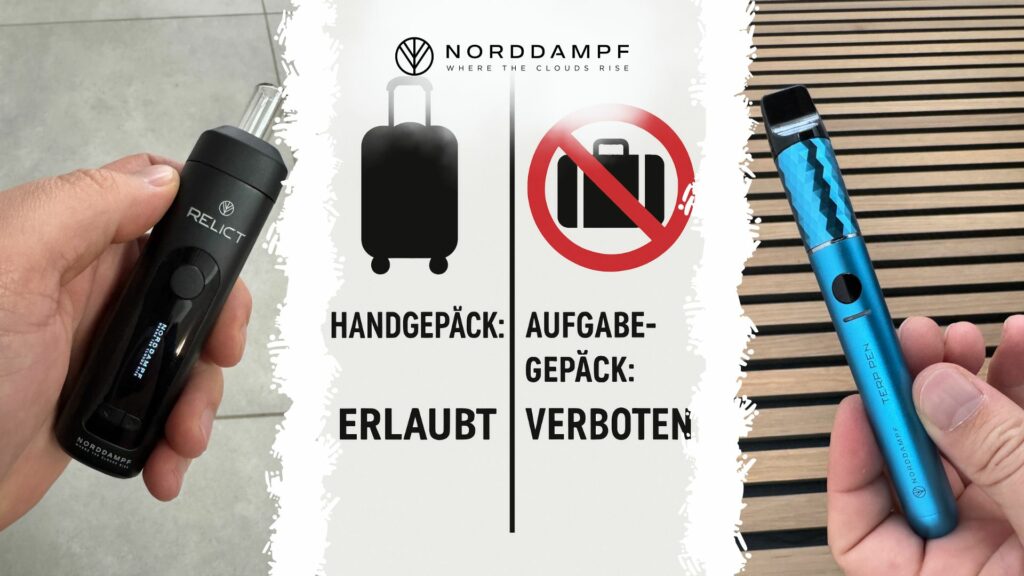 Vaporizer nur im Handgepäck erlaubt