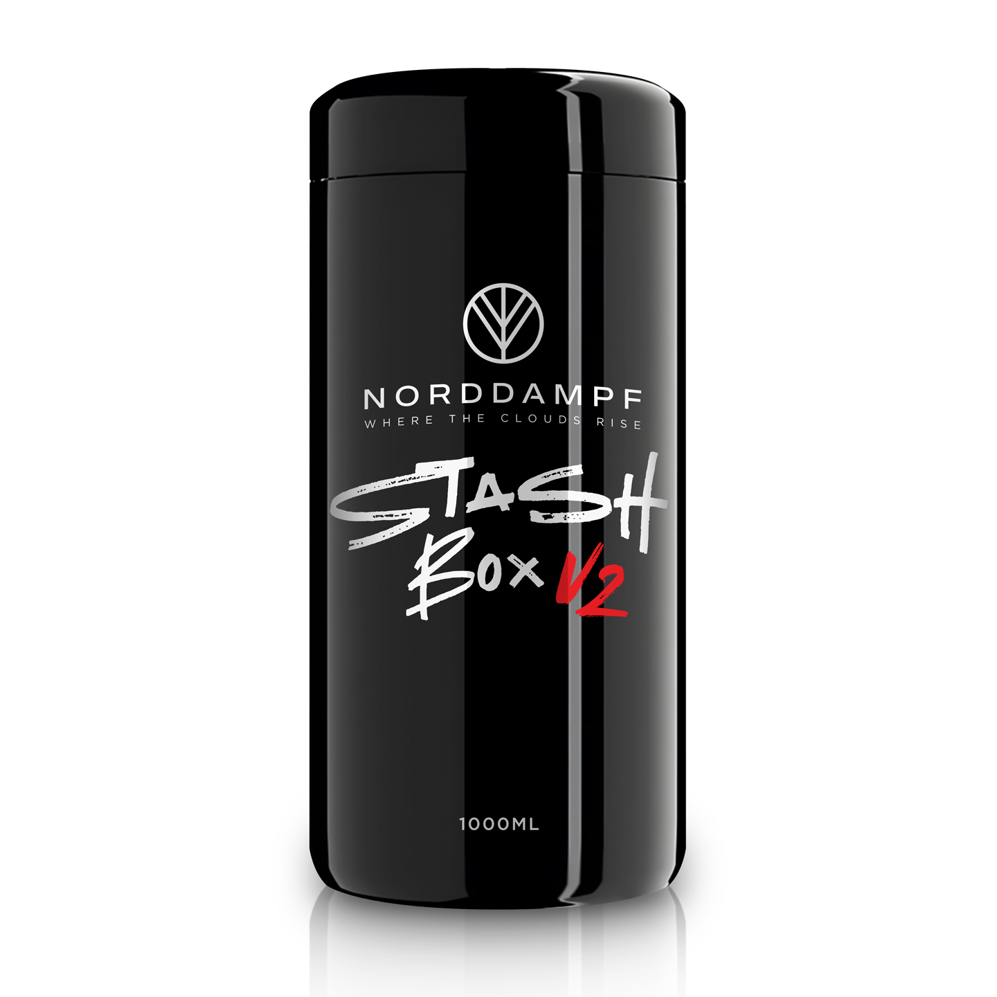 Norddampf Stashbox v2 1000ml Mironglass mit Hygrometer