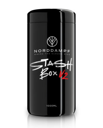 Norddampf Stashbox V2 – 1000ml Mironglas mit Hygrometer zur luftdichten Aufbewahrung von Kräutern