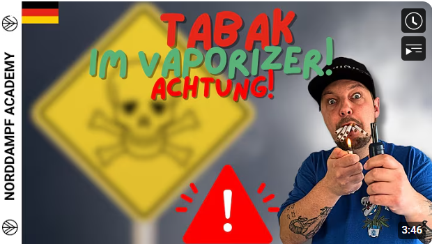 Tabak im Vaporizer Titelbild