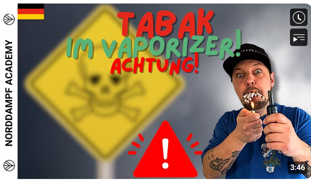 Tabak im Vaporizer