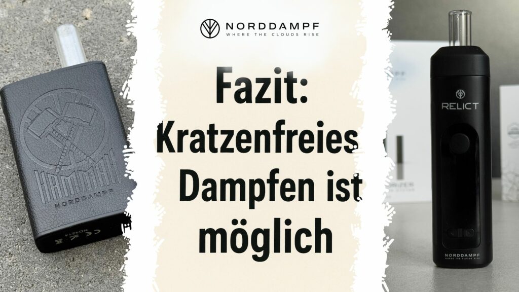 Kratzfreies Dampfen ist möglich