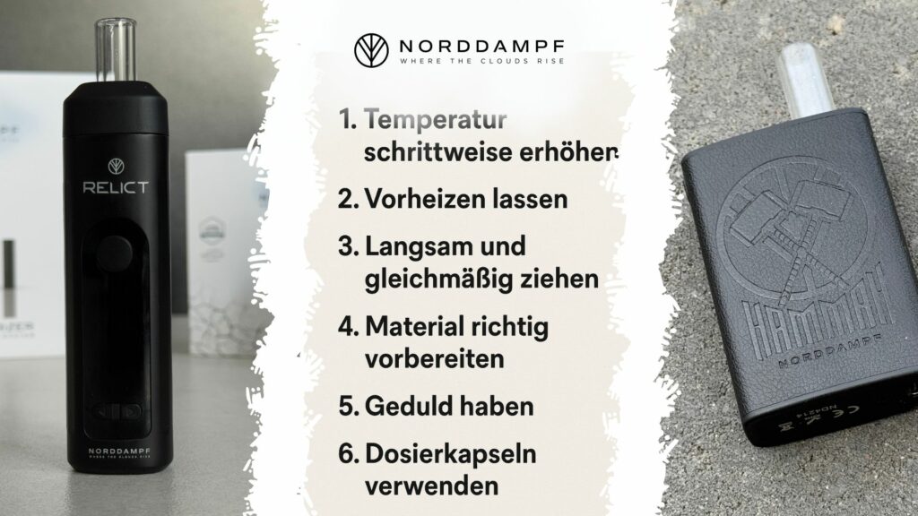Praktische Tipps, wie du mehr aus deinem Vaporizer holst