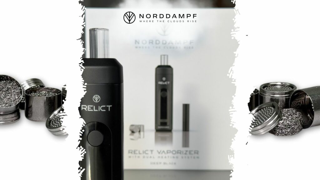 Der Relict Vaporizer und Dosierkapseln mit Tropfkissen