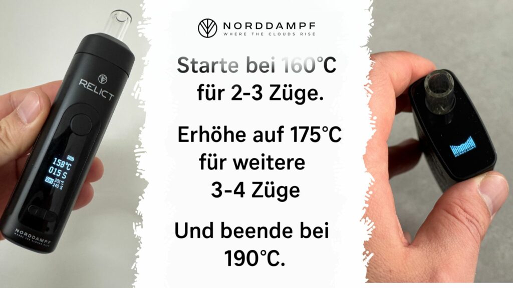 Versuche mal Temperatur-Stepping
