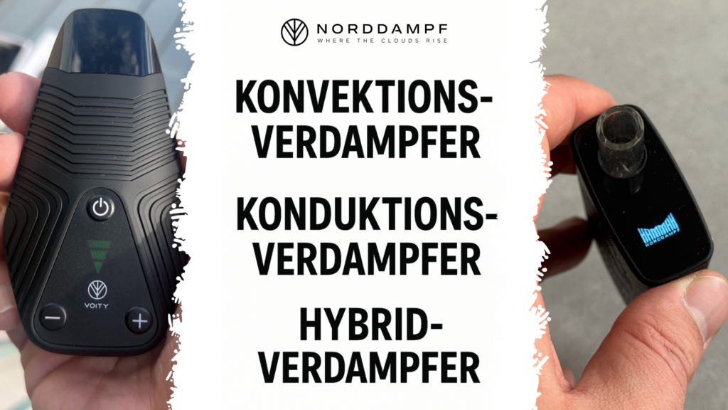 Verschiedene Vaporizer-Typen