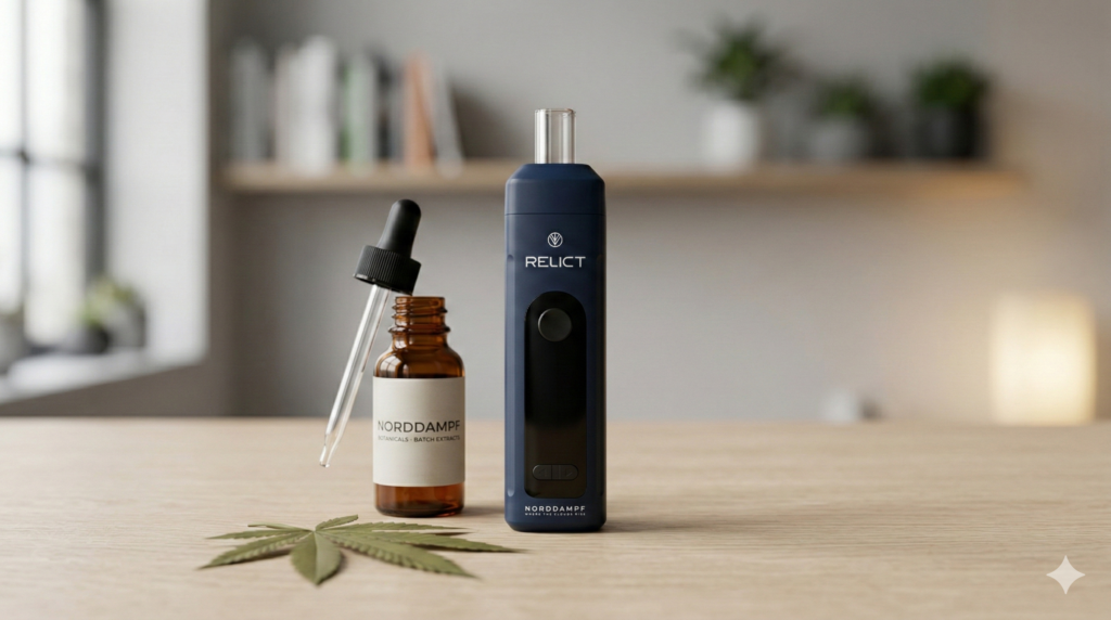 Es gibt mehrere Formen Cannabis zu konsumieren wie mittels Vaporizer zum Verdampfen oder über die Schleimhaut mit Öl.