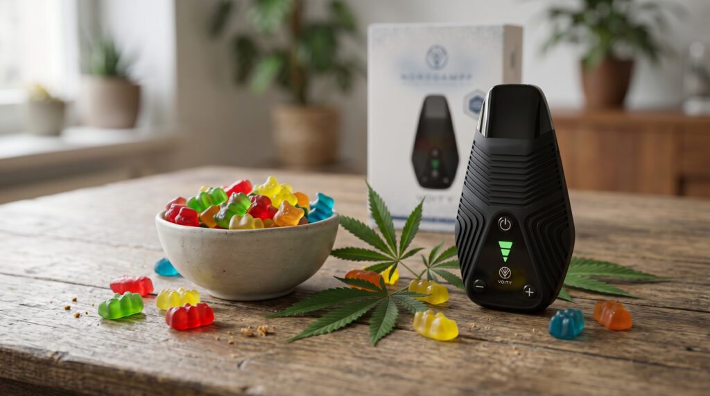 Edibles oder Vaporizer, hier stellt sich die Frage der Wirkung und der Wirkungsdauer sowie Kontrolle. 