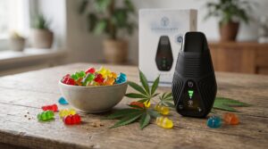 Es ist möglich Cannabis zu verdampfen, wie zum Beispiel mit dem Voity Vaporizer von Norddampf, aber auch Edibles sind eine beliebte Konsumart.