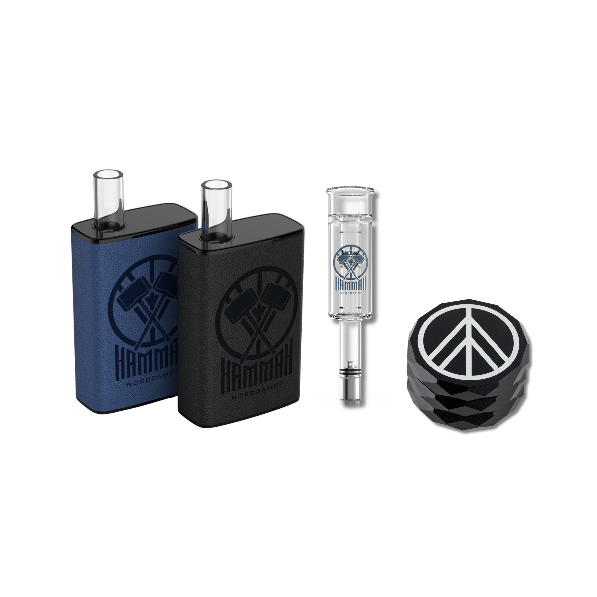 Le pack HammaH , comprenant un bubbler et un broyeur.
