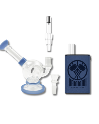 Die Vaper Bowl in Kombination mit dem HammaH Vaporizer mit zusätzlichen Bongadapter sorgt für maximale Power und kühlen Dampf.